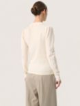 Soaked In Luxury Spina Ribbed Jumper, Whisper White