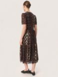 Soaked In Luxury Aldora Leopard Print Dress, Brown/Multi