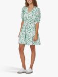 Sisters Point Ventia Knee Length Dress, White/Green