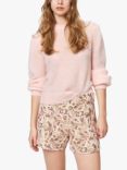 nué notes Elliot Mohair Wool Fluffy Jumper, Crystal Rose