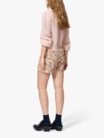 nué notes Elliot Mohair Wool Fluffy Jumper, Crystal Rose