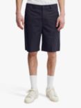 Casual Friday Peterson Cotton & Linen Blend Shorts, Dark Navy