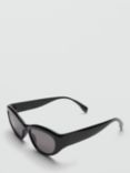 Mango Janire Sunglasses, Black