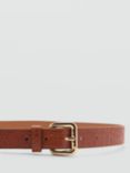 Mango Coqui Croc Belt, Brown