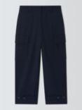 Weekend MaxMara Boris Wool Blend Trousers, Navy