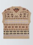 Weekend MaxMara Valvola Knitted Wool Blend Top, Camel