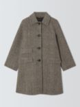 Weekend MaxMara Pitone Check Wool Blend Coat, Brown