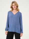 KAFFE Amber V-Neck Blouse