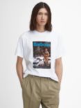 Barbour Mortt Oversized Graphic T-Shirt, White