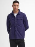 Barbour Arlo Cotton Overshirt, Royal Blue