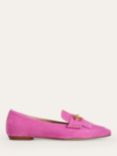 Boden Iris Ghillie Suede Pointed Loafers, Pink