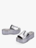 Melissa Becky x Marc Jacobs Platform Slides, Silver