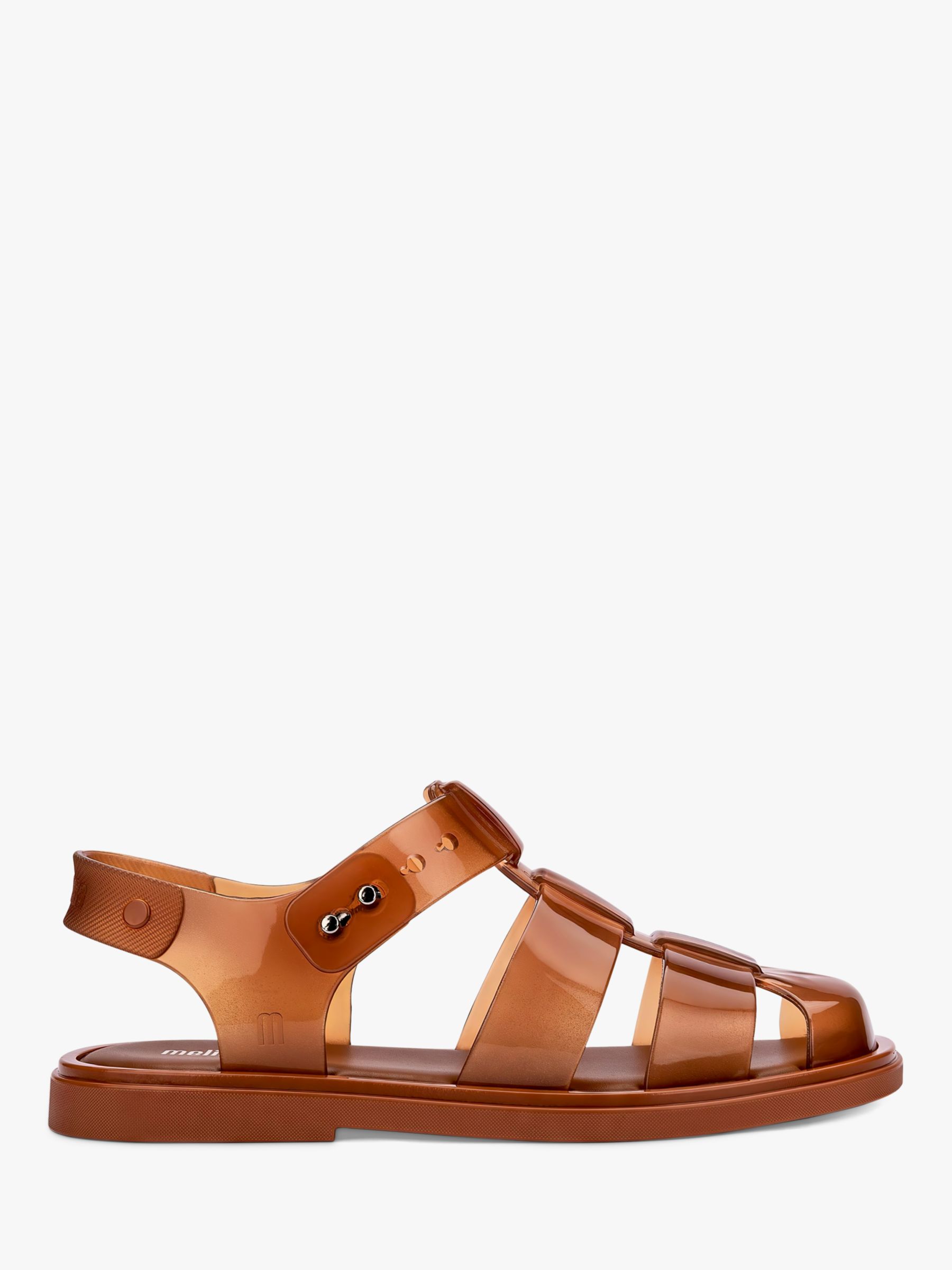 Melissa Emma Fisherman Sandals, Clear Brown