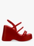 Melissa Jessie Platform Strappy Sandals, Red