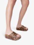 Melissa Free Print Platform Slider Sandals, Brown/Multi