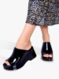 Melissa Patty Heeled Platform Mule Sandals, Black