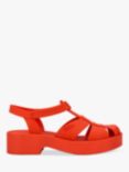 Melissa Sun Waves Platform Sandals, Red