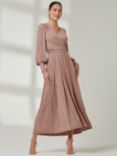 Jolie Moi Soft Jersey Maxi Dress, Rose Taupe