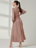 Jolie Moi Soft Jersey Maxi Dress, Rose Taupe