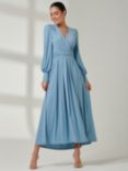 Jolie Moi Soft Jersey Maxi Dress, Dolphine Blue