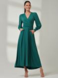 Jolie Moi Soft Jersey Maxi Dress, Peacock Green