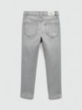 Mango Kids' Denim Skinny Fit Jeans, Open Grey