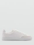 Mango Base Panel Lace Up Trainers, White