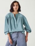 HUSH Samantha Half Placket Top