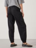 HUSH Ava Washed Cargo Trousers, Washed Black