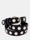 HUSH Seren Studded Leather Belt