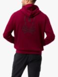 Psycho Bunny Hamilton Fleece Hoodie, Crimson