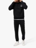 Psycho Bunny Hamilton Fleece Hoodie, Black