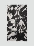 Mango Saelia Floral Scarf, Black/White