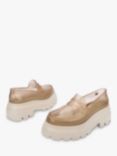 Melissa x UNDERCOVER Royal High Platform Loafers, Beige/Beige Transp