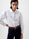 French Connection Amelie Cambric Embroidered Shirt, White