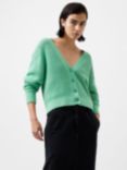 French Connection Manda Knit Cardigan, Mint Green