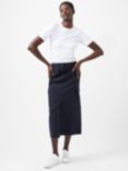 French Connection Hailey Pinstripe Skirt, Navy