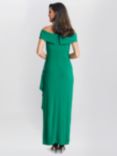 Gina Bacconi Jodie Asymmetric Dress, Jade