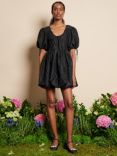 Sister Jane Dream Coco Organza Mini Dress, Black