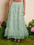 Sister Jane Dream Prairie Organza Skirt, Green