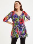 Scarlett & Jo Poppy V-Neck Tunic Top, Multi