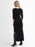 Barbour International Laia Knit Midi Dress, Black