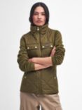 Barbour International Rubins Quilted Sweatshirt, Empire Green