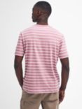 Barbour International Bernie Striped T-Shirt, Granite Pink