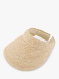 Seaspray Raffia Visor, Natural