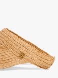 Seaspray Raffia Visor, Natural