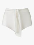 Seaspray Loretta High Waist Brief Bikini Bottoms, Cream