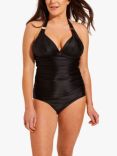 Seaspray Audrey Plunge Padded Swimsuit, Black