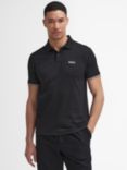 Barbour International Philip Tipped Polo Shirt, Black