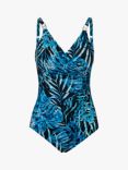 Seaspray Bora Bora Classic Draped Swimsuit, Blue Multi